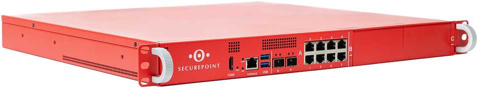 Maršrutizatorius Zapora jungiama į tinklą Securepoint Securepoint RC2000RR G6 firewall (hardware) 1U 91 Gbit/s