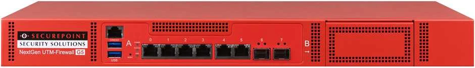 Maršrutizatorius Zapora jungiama į tinklą Securepoint Securepoint RC300S G5 Security UTM Appliance (SP-UTM-11612) - 40-50-3825