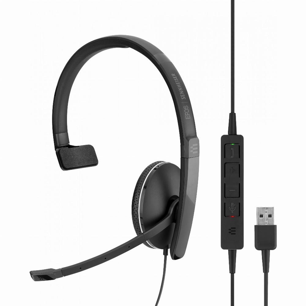 Sennheiser EPOS SC 135 USB - Ausinės - su lankeliu ant galvos - Office /  Call center - Juodas - Vienpusės - In-line control unit | Varle.lt