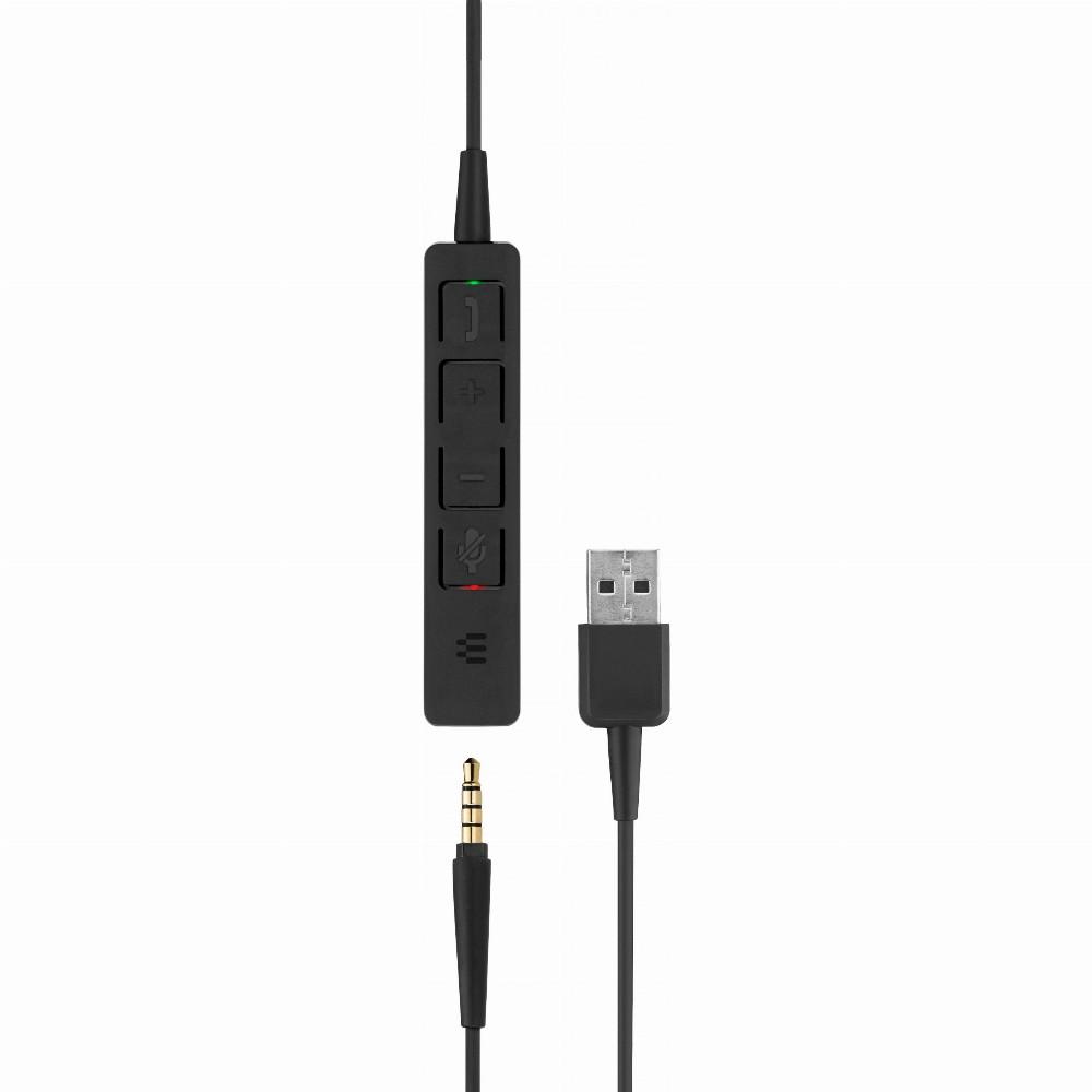 Sennheiser EPOS SC 135 USB - Ausinės - su lankeliu ant galvos - Office /  Call center - Juodas - Vienpusės - In-line control unit | Varle.lt