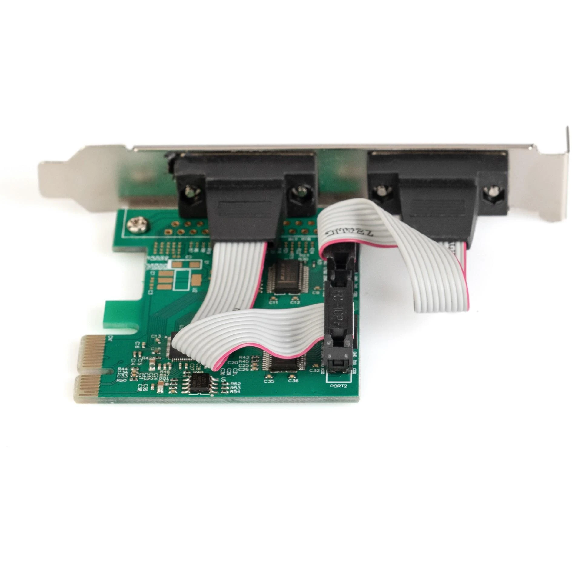 Assmann Electronic DIGITUS PCIexpress kortelė 2xserial DB9 MCS9901 mikroschemų rinkinys su 2 LP laikikliu