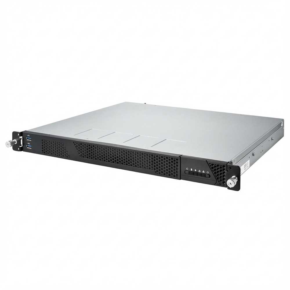 Serveris Serwer MiTac MiTAC B8016G40V4 - Server - Rack-Montage - 1U - 1-Weg - keine CPU - SATA - Hot-Swap 6.4 cm, 8.9 cm (2.5'', 3.5'') Schacht/Schachte - SSD 4, SSD 2 - AST2600 - 1GbE - kein Betriebssystem - Monitorius: keiner