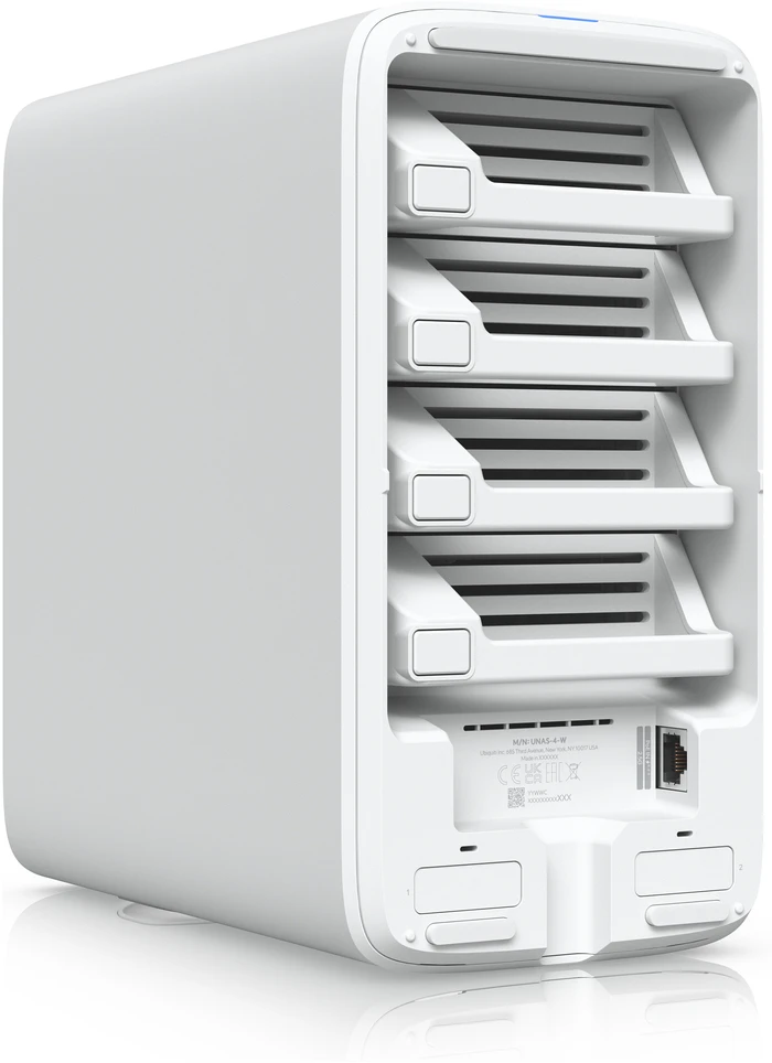 Serveris Macierz diskkowa Ubiquiti UNAS 4 NAS Desktop Cortex-A Cortex-A57 4 GB Baltas (UNAS-4-W)