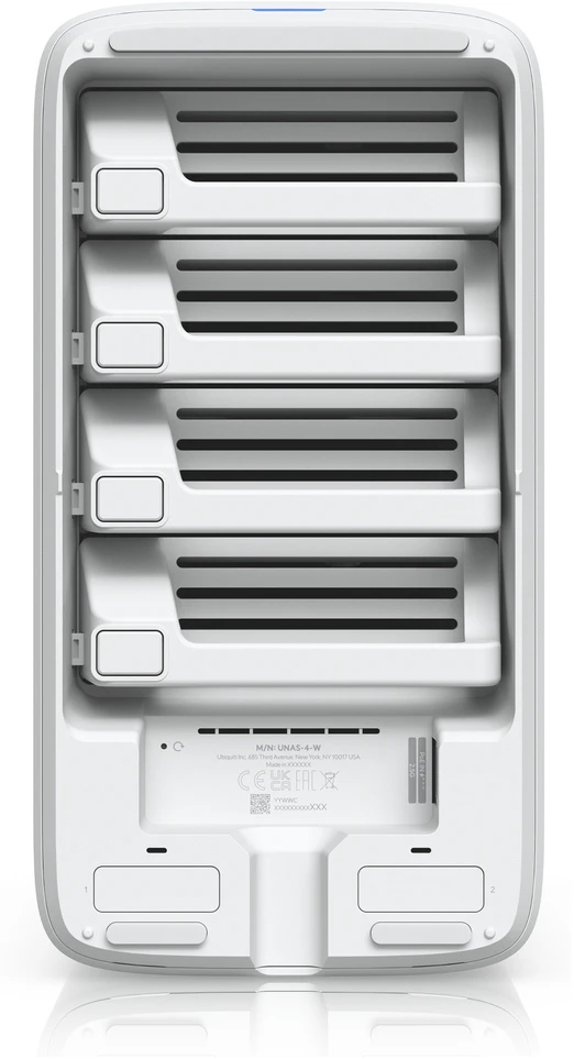 Serveris Macierz diskkowa Ubiquiti UNAS 4 NAS Desktop Cortex-A Cortex-A57 4 GB Baltas (UNAS-4-W)