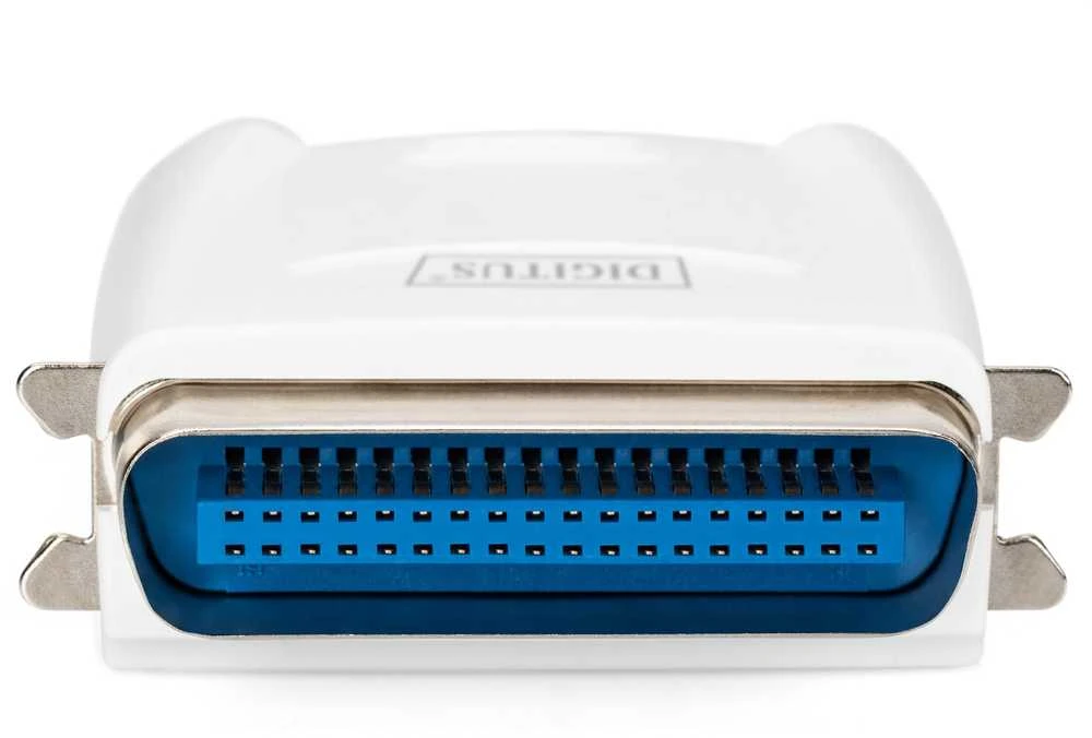 Assmann Electronic DIGITUS greitas eterneto spausdinimo serveris 1xParallel 1xRJ-45 su maitinimo šaltiniu