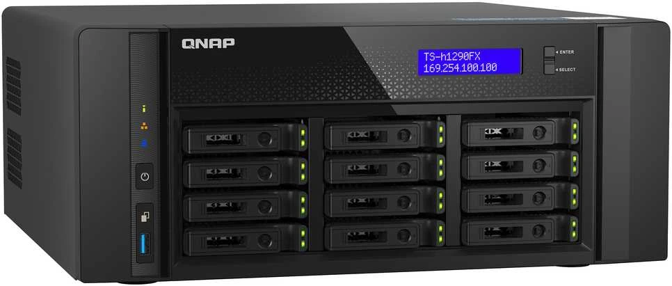 Serveris QNAP NAS TS-h1290FX-7302P-128G 12x0HDD AMDEPYC 7332P 16