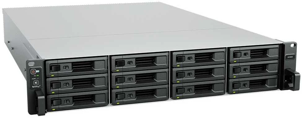 Serveris Synology Unified Controller UC3400 NAS 12-Bay 3,5" SAS HDD - 1x 10 GbE, 2x GbE, 1x PCIe-x8, 8GB RAM (pro Controller)