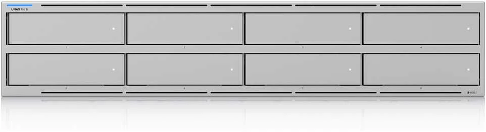 Carruzzo Ubiquiti UNAS-PRO-8 NAS ir duomenų saugojimo serveris Stovas (2U) Cortex-A Cortex-A57 16 GB Pilka