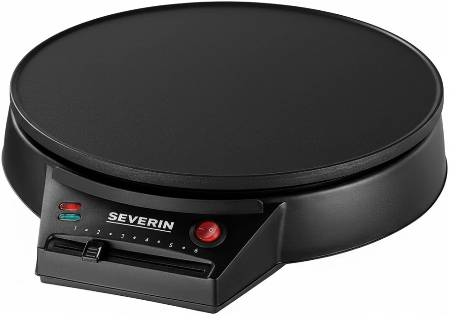 Blynelių keptuvė Severin CM 2198 Crepes Maker Juoda, 1000 W