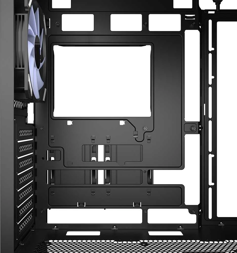 Sharkoon AK3 RGB ATX 1xGlas Juodas