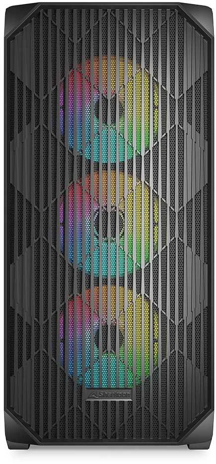 Sharkoon AK3 RGB ATX 1xGlas Juodas
