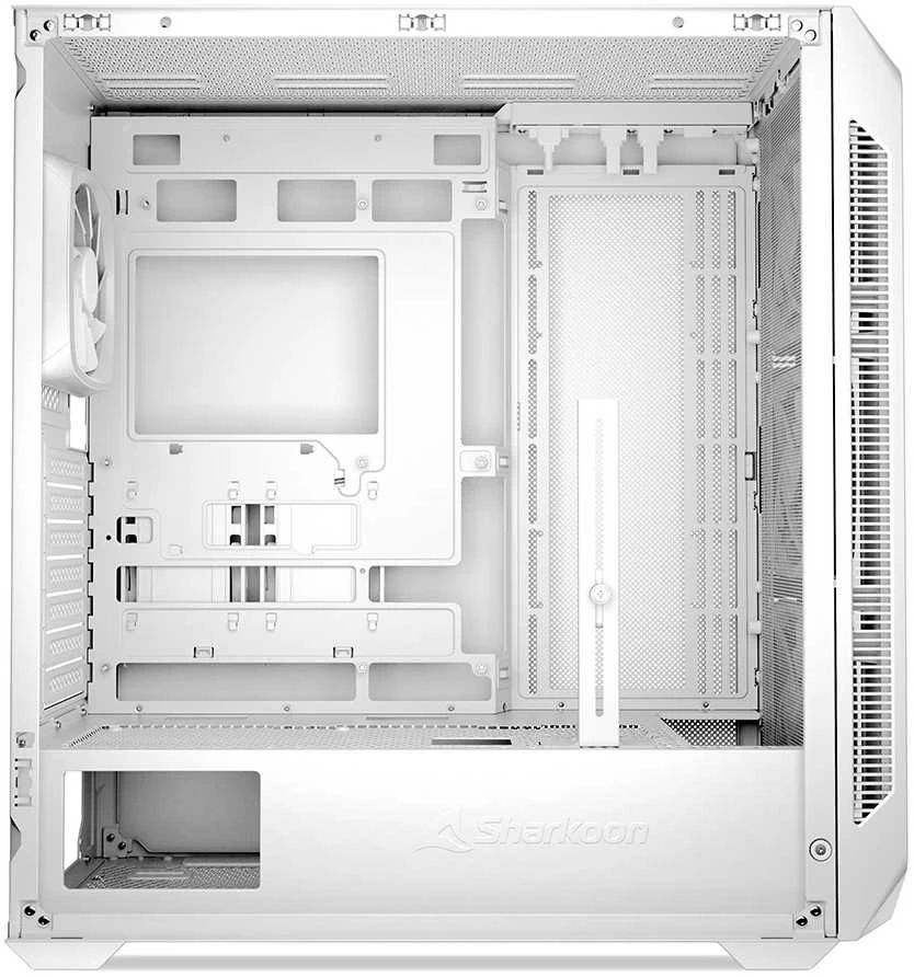 Sharkoon AK5G RGB ATX 1xGlas Baltas