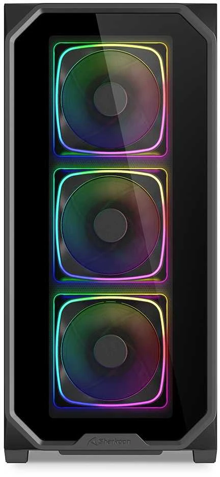 Sharkoon AK5G RGB ATX 1xGlas Juodas