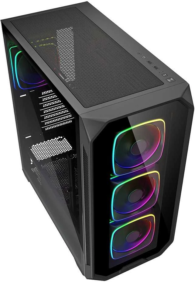 Sharkoon AK5G RGB ATX 1xGlas Juodas