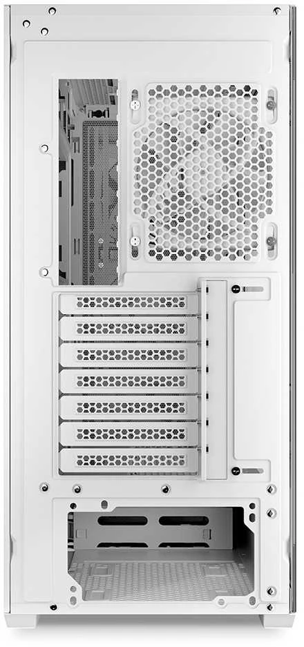 Sharkoon AK5M RGB, Tower tipo korpusas - baltas, grūdintas stiklas