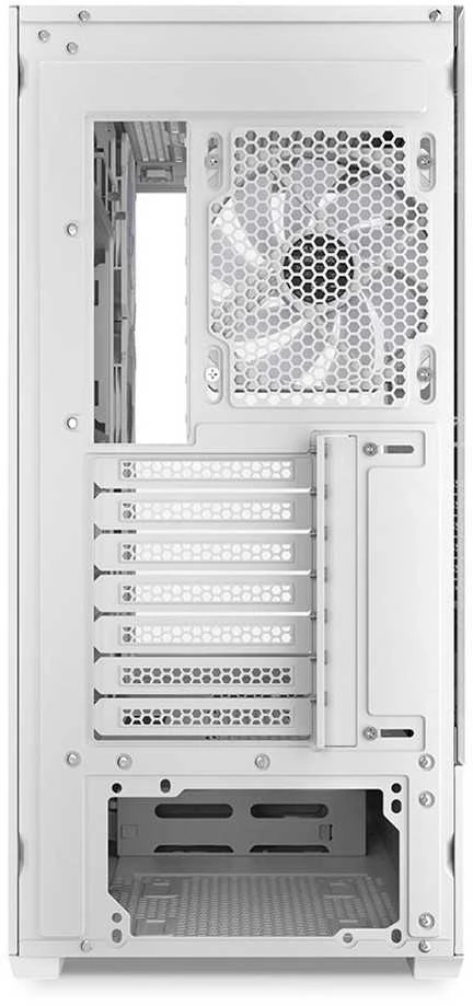 Sharkoon AK6 RGB ATX 1xGlas Baltas