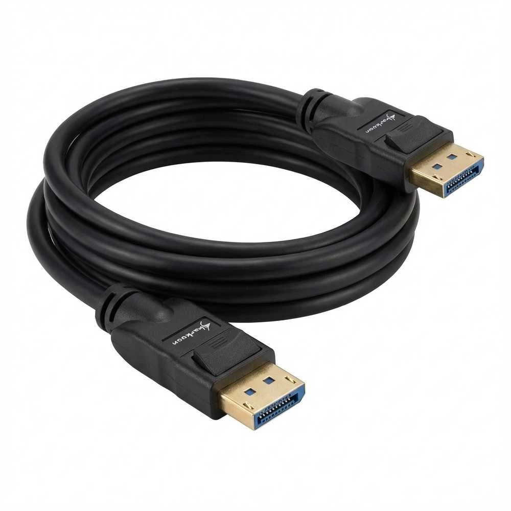 Sharkoon Kabelis Displayport 1.3 (Stecker > Stecker) 4K (juodas, 1 Meter)