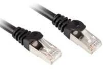 Sharkoon Patchkabel RJ45 Cat.6 SFTP (juodas, 25 cm)