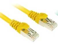 Sharkoon Patchkabel RJ45 Cat.6 SFTP (gelb, 2 Meter)
