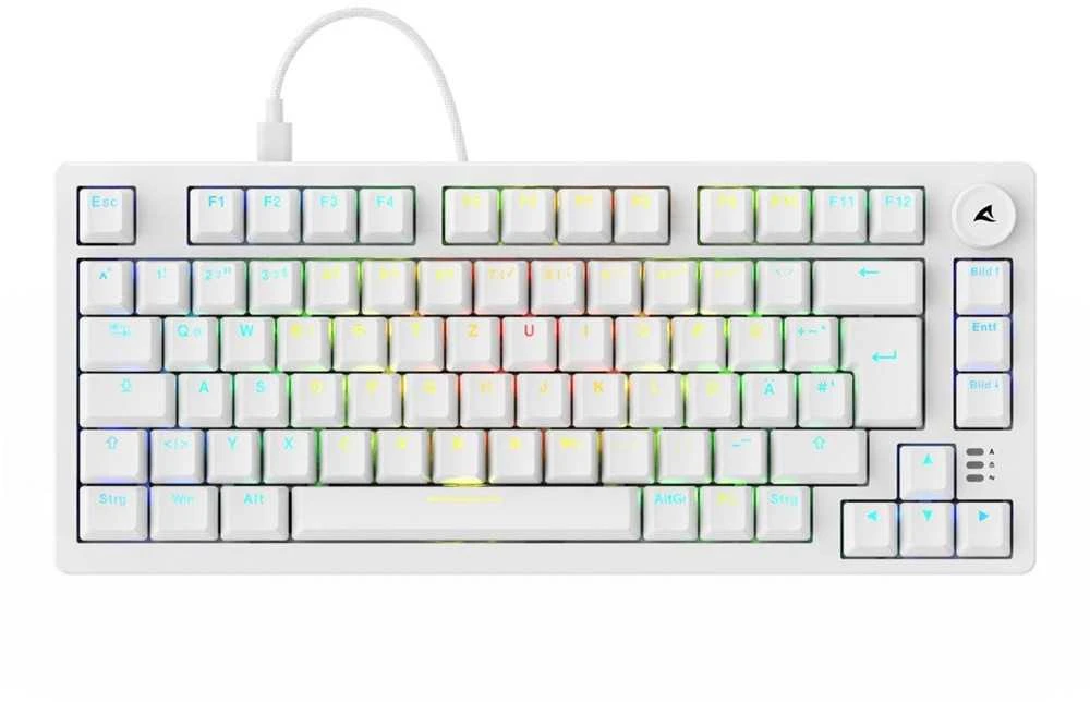 Sharkoon Klaviatūra žaidimams Skiller SGK25 wei DE