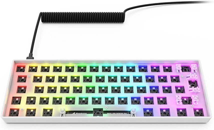 Sharkoon SKILLER SGK50 S4 Gen2 Barebone, Gaming-klaviatūra - baltas