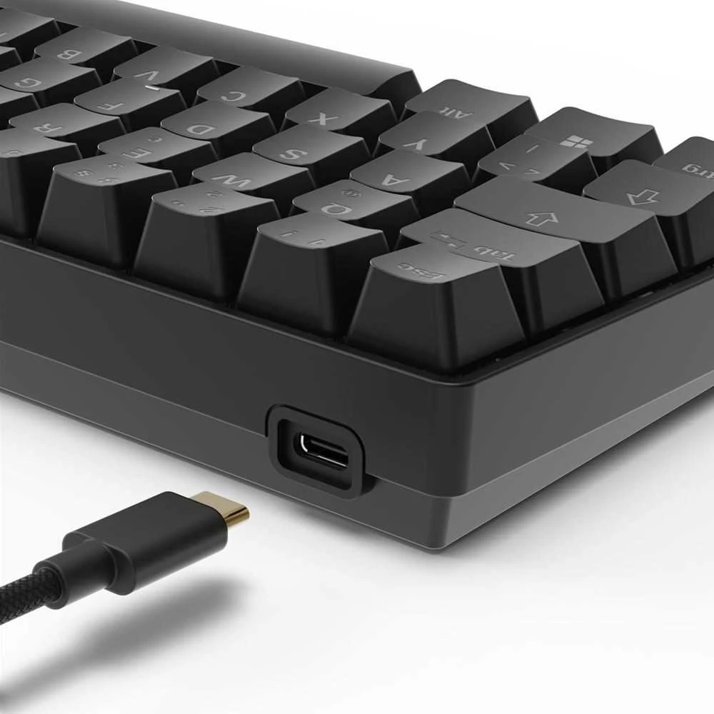 Sharkoon SKILLER SGK50 S4 Gen2, Gaming-klaviatūra - juodas, DE-išdėstymas, Gateron Geltona