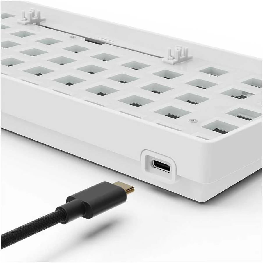 Sharkoon SKILLER SGK50 S4 Gen2 Barebone, Gaming-klaviatūra - baltas