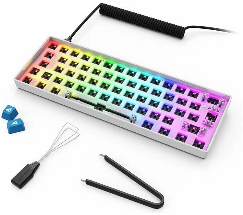 Sharkoon SKILLER SGK50 S4 Gen2 Barebone, Gaming-klaviatūra - baltas