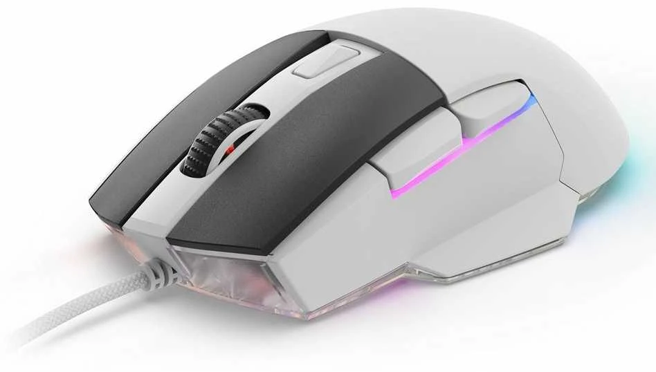 Sharkoon Pelė Shark SGM35 Optisch 6 mygtukai 6.400 DPI wei