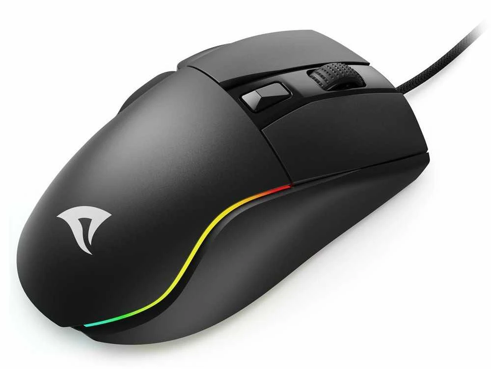 Sharkoon Pelė Shark SGM35 Optisch 6 mygtukai 6.400 DPI schw
