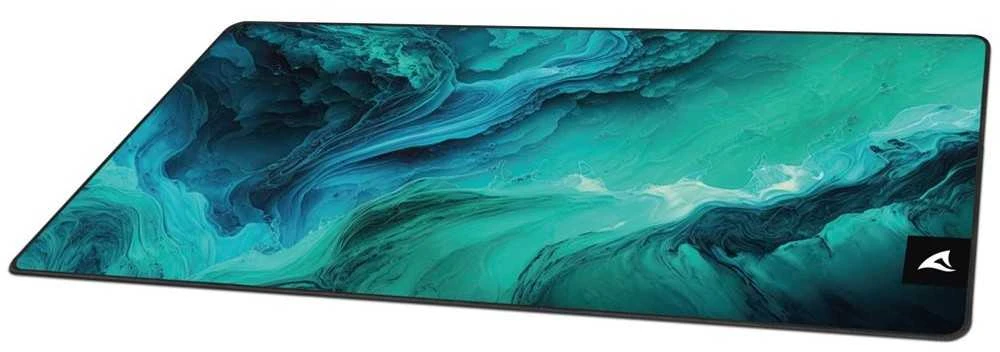 Mėlyna Sharkoon SKILLER SGP30 XXL D4, žaidimų pelės kilimėlis - turkio/mėlynos spalvos
