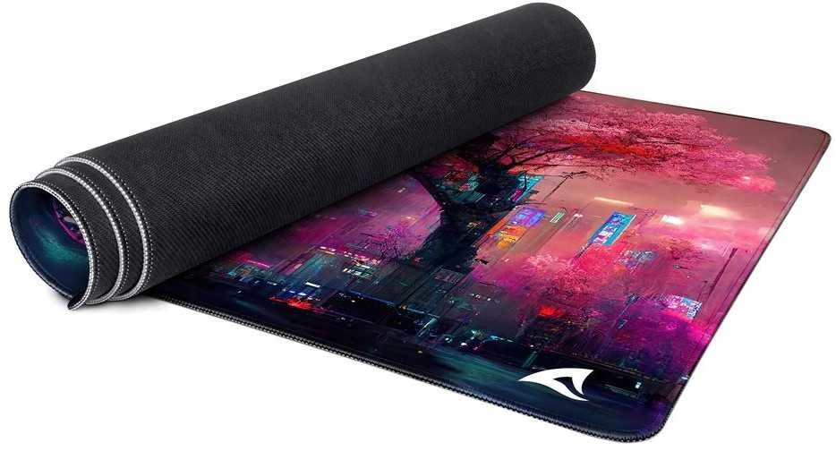 Pelė Sharkoon SKILLER SGP40 D4, Gaming-mousepad - neon-pink/mehrfarbig