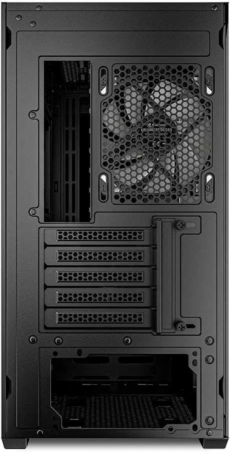 Sharkoon MK2 RGB, Tower tipo korpusas - juodas, grūdintas stiklas