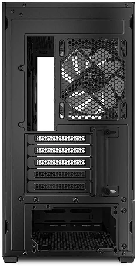 Sharkoon MK6 RGB, Tower tipo korpusas - juodas, grūdintas stiklas x 2