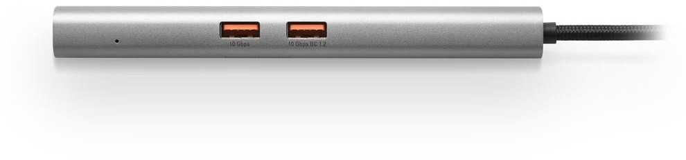 USB šakotuvas Sharkoon Sharkoon OfficePal Combo adapteris, prijungimo stotelė (pilka)