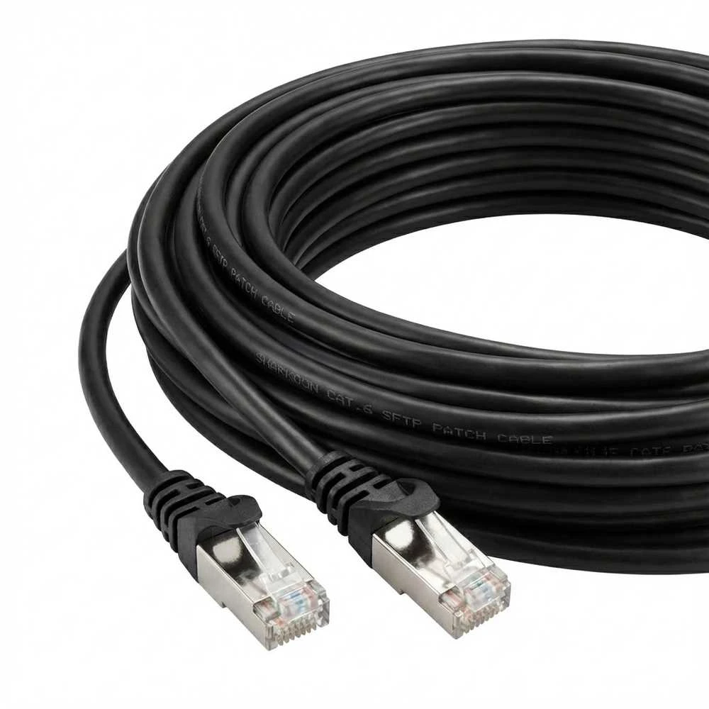 Sharkoon Sharkoon RJ45 CAT.6 SFTP juodas 20,0m