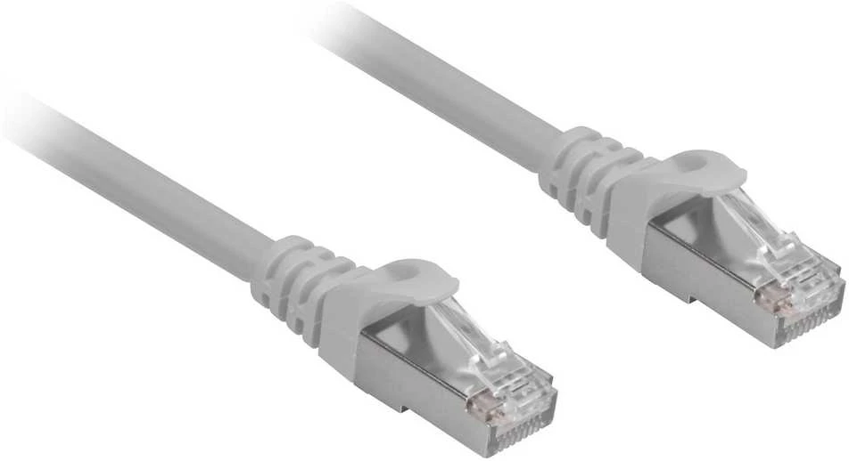 Sharkoon Sharkoon RJ45 CAT.6a SFTP LSOH pilkas 15,0 m - Be halogenų