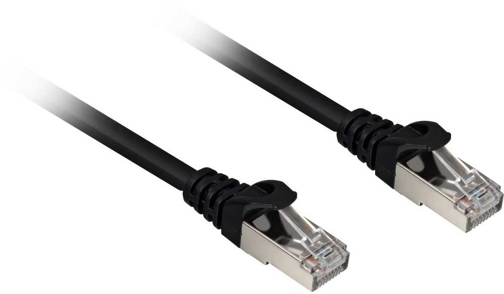 Sharkoon Sharkoon RJ45 CAT.6a SFTP LSOH juodas 20,0 m - Be halogenų