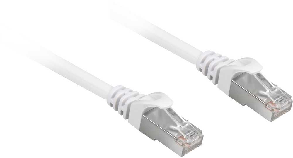 Sharkoon Sharkoon Patch kabelis RJ45 Cat.6a SFTP - 20m - baltas - LSOH (be halogenų)