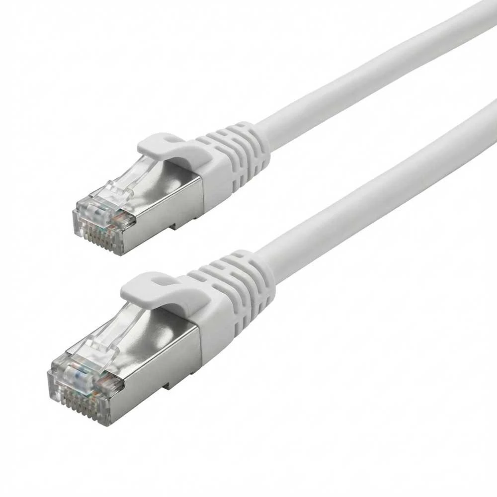 Sharkoon patch network cable SFTP, RJ-45, with Cat.7a raw cable (baltas, 10 meters)