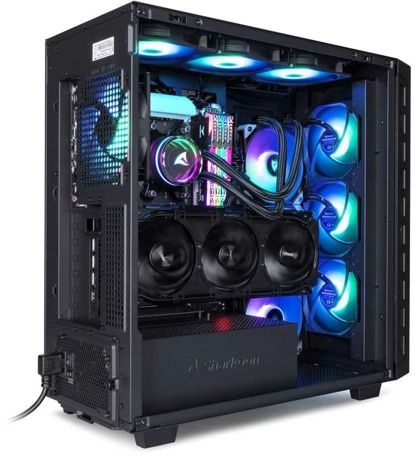Sharkoon Rebel C80M RGB, Tower-case - juodas