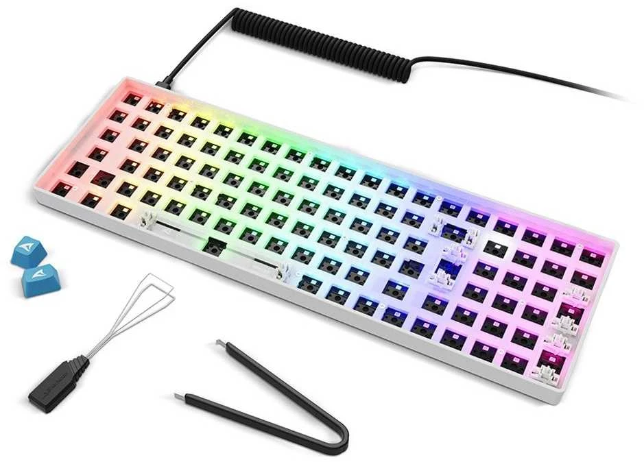 Sharkoon SKILLER SGK50 S2 Barebone, Gaming-klaviatūra - baltas
