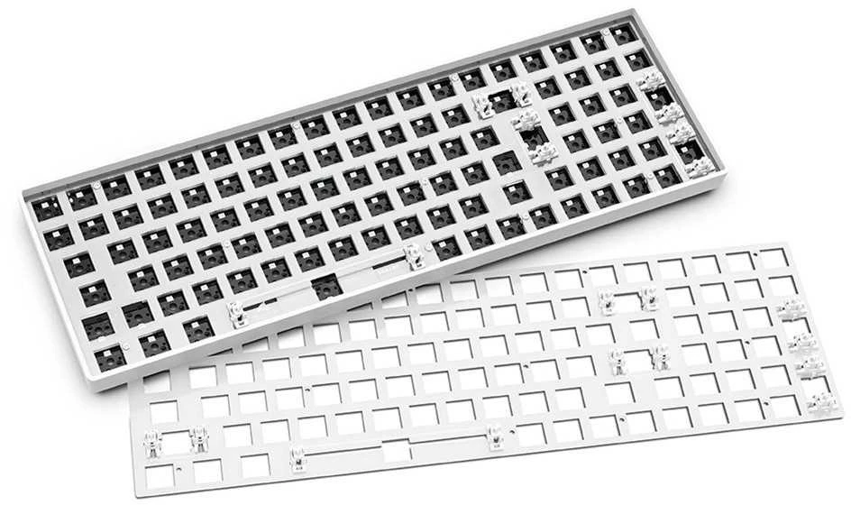Sharkoon SKILLER SGK50 S2 Barebone, Gaming-klaviatūra - baltas