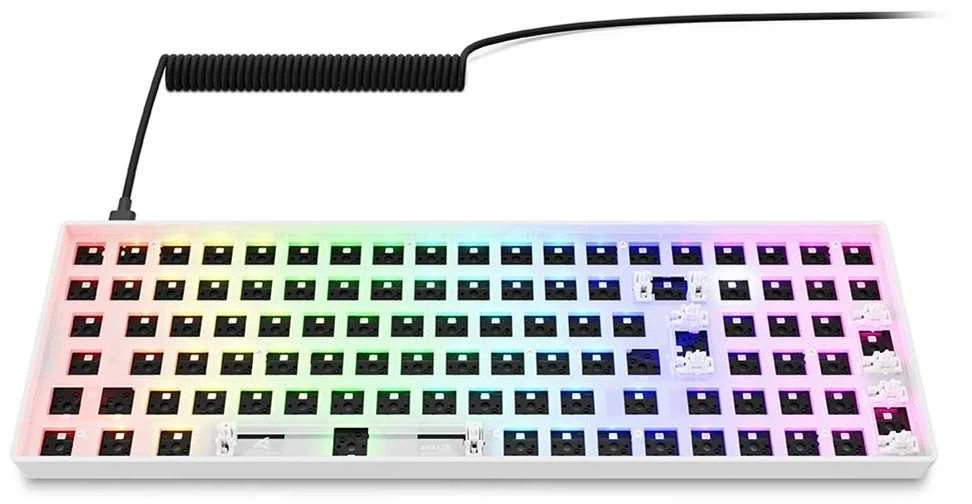 Sharkoon SKILLER SGK50 S2 Barebone, Gaming-klaviatūra - baltas