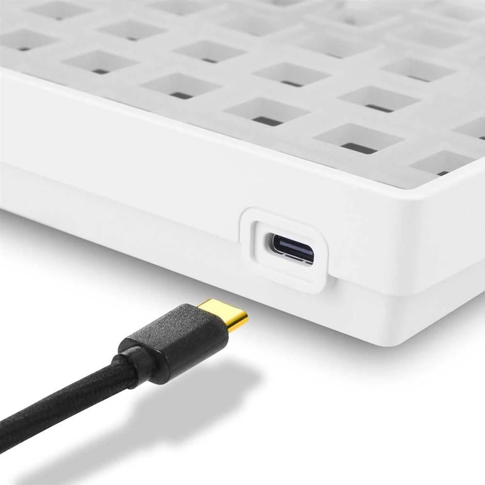 Sharkoon SKILLER SGK50 S3 Barebone, Gaming-klaviatūra - baltas