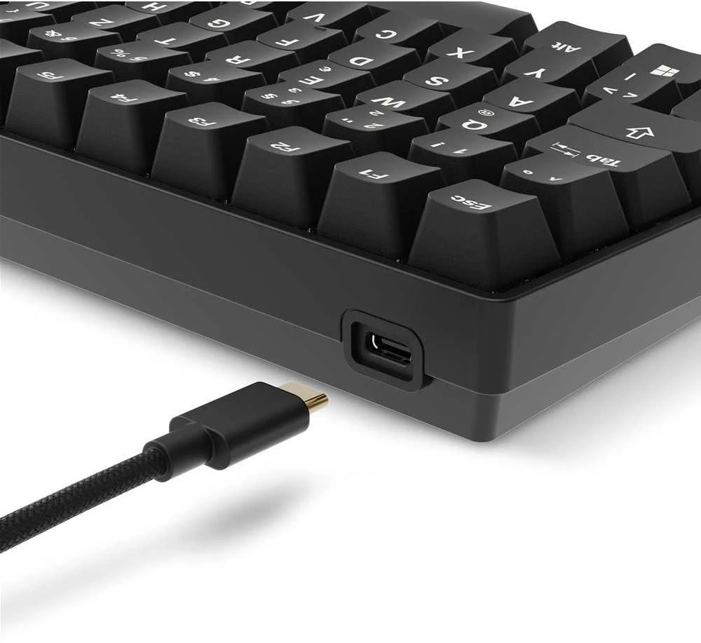 Sharkoon SKILLER SGK50 S3 PBT, Gaming-klaviatūra - juodas, DE-išdėstymas, Gateron G Pro 3.0 Geltona