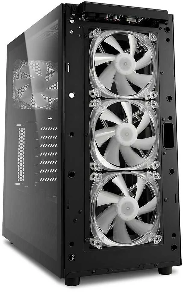 Sharkoon TG6M RGB ATX 1xGlas Juodas