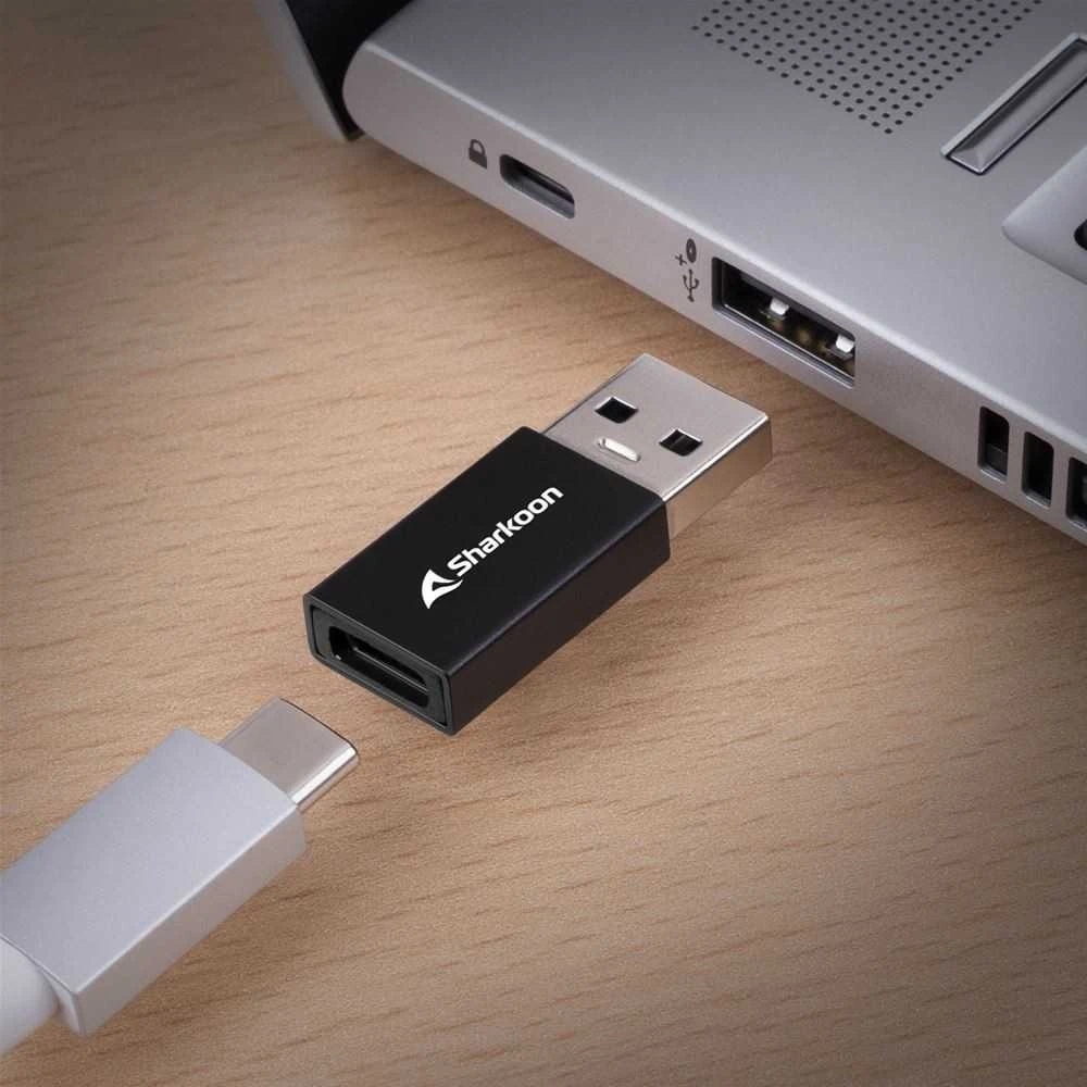 Sharkoon OFFICEPAL USB-C 2 ADAPTERIAI / 1X USB A IKI C 1X USB C TO A