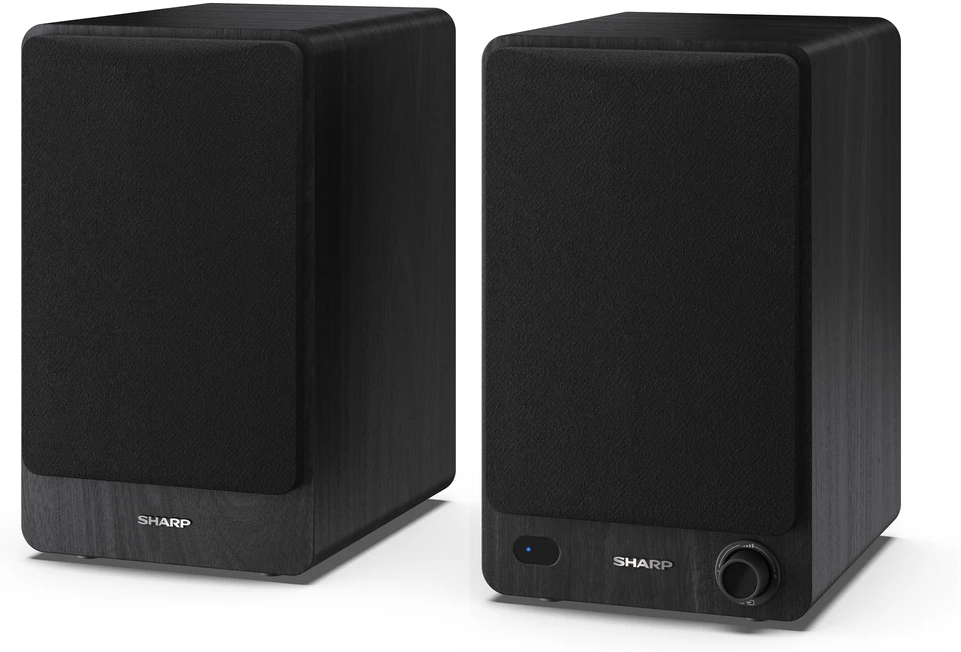 Kompiuterio kolonėlės Sharp CP-SS30 Bookshelf Speakers, Juodas | Sharp | Speakers | CP-SS30(BK) Bookshelf | 60 W | Bluetooth | Belaidė jungtis | Juodas