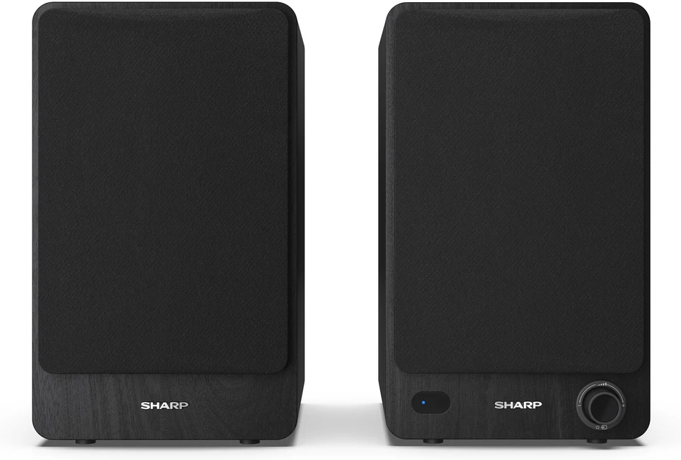 Kompiuterio kolonėlės Sharp CP-SS30 Bookshelf Speakers, Juodas | Sharp | Speakers | CP-SS30(BK) Bookshelf | 60 W | Bluetooth | Belaidė jungtis | Juodas
